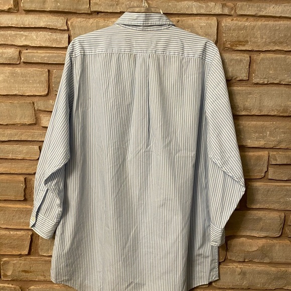 Lauren Ralph Lauren Mens S/M  Button Down Shirt Striped Embroider Logo Rare - Picture 3 of 13